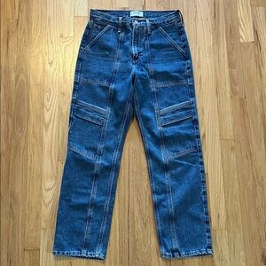 Agolde Cooper Cargo Double Knee Jeans Sz 26